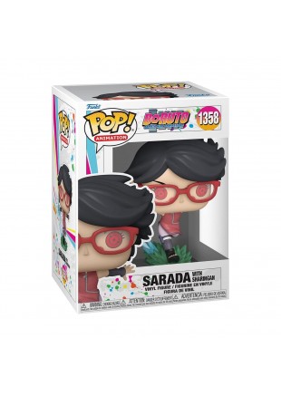 FIGURINE POP! BORUTO NARUTO NEXT GENERATION ANIMATION #1358 SARADA WITH SHARINGAN  (NEUF)