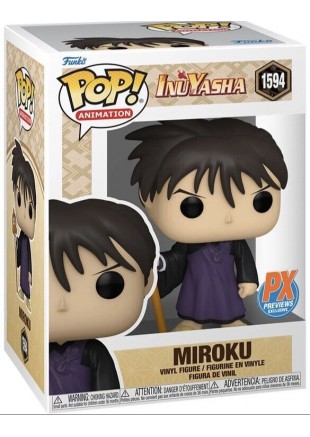 FIGURINE POP! ANIMATION INUYASHA #1594 MIROKU  (NEUF)