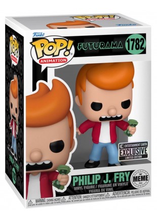 FIGURINE POP! ANIMATION FUTURAMA #1782 PHILIP J. FRY (MEME)  (NEUF)