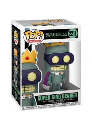 FIGURINE FUNKO POP! ANIMATION FUTURAMA #2211 SUPER KING BENDER (NEUF) FIGURINE FUNKO POP! ANIMATION FUTURAMA #2211 SUPER KING BENDER (NEUF)