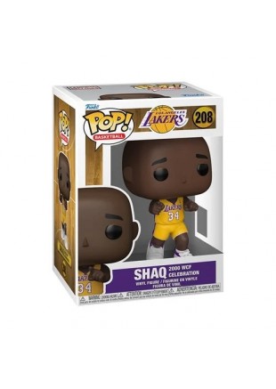 FIGURINE FUNKO POP! BASKETBALL LAKERS #208 SHAQ 2000 WCF CELEBRATION  (NEUF)