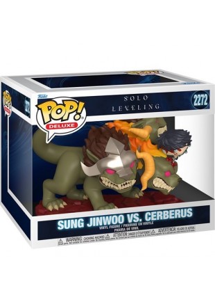 FIGURINE FUNKO POP! DELUXE SOLO LEVELING #2272 SUNG JINWOO VS. CERBERUS (NEUF) FIGURINE FUNKO POP! DELUXE SOLO LEVELING #2272 SUNG JINWOO VS. CERBERUS (NEUF)