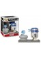 FIGURINE POP! DELUXE STAR WARS #766 R2-D2 AND PRINCESS LEIA HOLOGRAM  (NEUF)