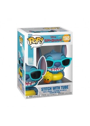FIGURINE POP! DISNEY LILO & STITCH #1565 STITCH WITH TUBE  (NEUF)
