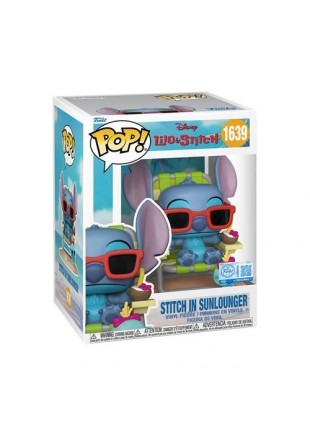 FIGURINE FUNKO POP! DISNEY LILO & STITCH #1639 STITCH IN SUNLOUNGER  (NEUF)