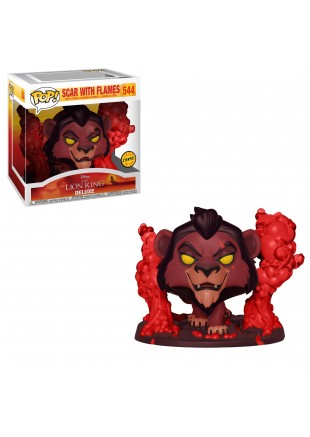FIGURINE POP! DISNEY THE LION KING #544 SCAR WITH FLAMES (CHASE)  (NEUF)