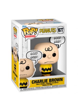 FIGURINE POP! TELEVISION PEANUTS #1677 CHARLIE BROWN  (NEUF)