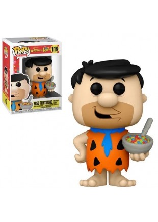 FIGURINE POP! AD ICONS THE FLINSTONES FRUITY PEBBLES #119 FRED FLINTSTONES  (NEUF)