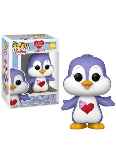 FIGURINE POP! ANIMATION CARE BEARS COUSINS #1803 COZY HEART PENGUIN  (NEUF)