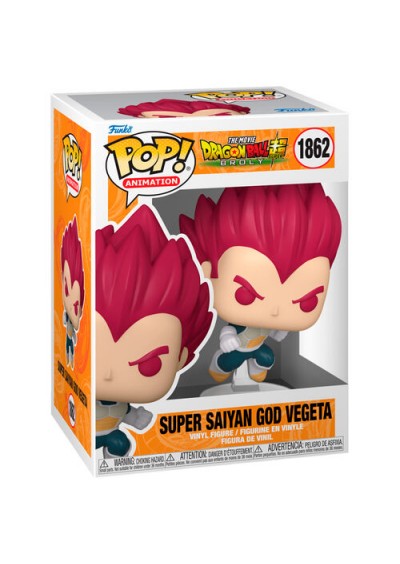 FIGURINE POP! ANIMATION DRAGON BALL #1862 SUPER SAIYAN GOD VEGETA  (NEUF)
