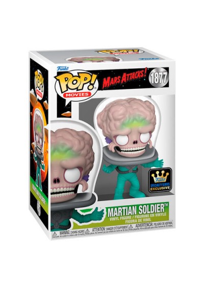 FIGURINE POP! MOVIES MARS ATTACKS! #1877 MARTIAN SOLDIER  (NEUF)