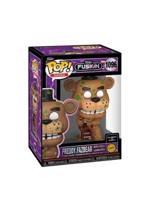 FIGURINE FUNKO POP! GAMES FUNKO FUSION #1096 FREDDY FAZBEAR WITH PIZZA LAUNCHER (CHASE)  (NEUF)