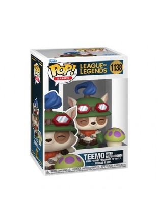 FIGURINE FUNKO POP! GAME LEAGUE OF LEGENDS #1138 TEEMO WITH MUSHROOM (NEUF) FIGURINE FUNKO POP! GAME LEAGUE OF LEGENDS #1138 TEEMO WITH MUSHROOM (NEUF)