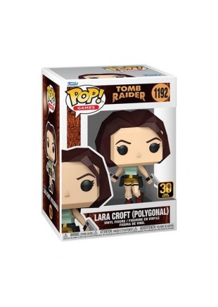 FIGURINE FUNKO POP! GAMES TOMB RAIDER #1192 LARA CROFT POLYGONAL  (NEUF)