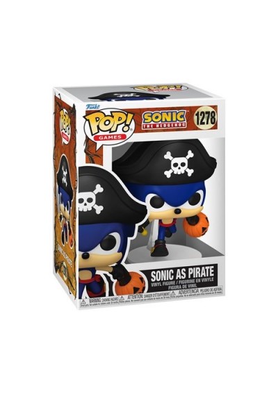 FIGURINE FUNKO POP! GAMES SONIC THE HEDGEHOG #1278 SONIC AS PIRATE (NEUF) FIGURINE FUNKO POP! GAMES SONIC THE HEDGEHOG #1278 SONIC AS PIRATE (NEUF)