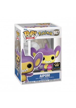 FIGURINE POP! GAMES POKÉMON #947 AIPOM (FLOCKED)  (NEUF)