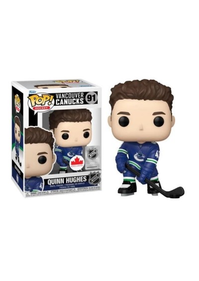 FIGURINE POP! HOCKEY VANCOUVER CANUCKS #91 QUINN HUGHES (NEUF) FIGURINE POP! HOCKEY VANCOUVER CANUCKS #91 QUINN HUGHES (NEUF)