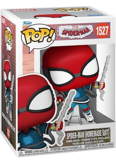 FIGURINE FUNKO POP! MARVEL YOUR FRIENDLY NEIGHBORHOOD SPIDER-MAN #1527 SPIDER-MAN (HOMEMADE SUIT) (NEUF) FIGURINE FUNKO POP! MARVEL YOUR FRIENDLY NEIGHBORHOOD SPIDER-MAN #1527 SPIDER-MAN (HOMEMADE SUIT) (NEUF)