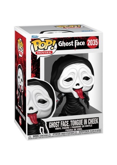 FIGURINE FUNKO POP! MOVIES #2035 GHOST FACE TONGUE IN CHEEK (NEUF) FIGURINE FUNKO POP! MOVIES #2035 GHOST FACE TONGUE IN CHEEK (NEUF)