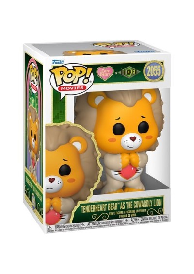 FIGURINE FUNKO POP! MOVIES CARE BEARS X WICKED #2055 TENDERHEART BEAR AS THE COWARDLY LION (NEUF) FIGURINE FUNKO POP! MOVIES CARE BEARS X WICKED #2055 TENDERHEART BEAR AS THE COWARDLY LION (NEUF)