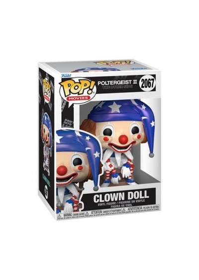 FIGURINE FUNKO POP! MOVIES POLTERGEIST 2 THE OTHER SIDE #2067 CLOWN DOLL (NEUF) FIGURINE FUNKO POP! MOVIES POLTERGEIST 2 THE OTHER SIDE #2067 CLOWN DOLL (NEUF)