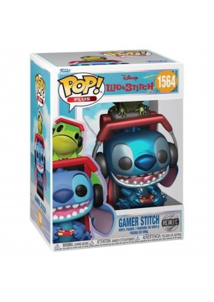 FIGURINE POP! PLUS DISNEY LILO ET STITCH #1564 GAMER STITCH  (NEUF)