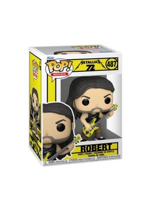 FIGURINE FUNKO POP! ROCKS MERTALLICA 72 #487 ROBERT  (NEUF)