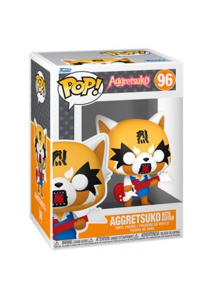 FIGURINE FUNKO POP! SANRIO #96 AGGRETSUKO WITH GUITAR  (NEUF)