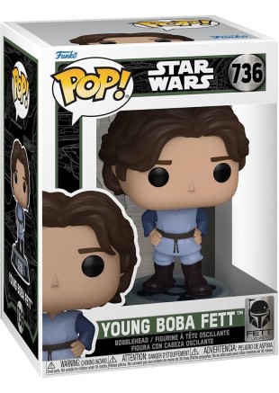 FIGURINE POP! STAR WARS #736 JEUNE BOBA FETT  (NEUF)