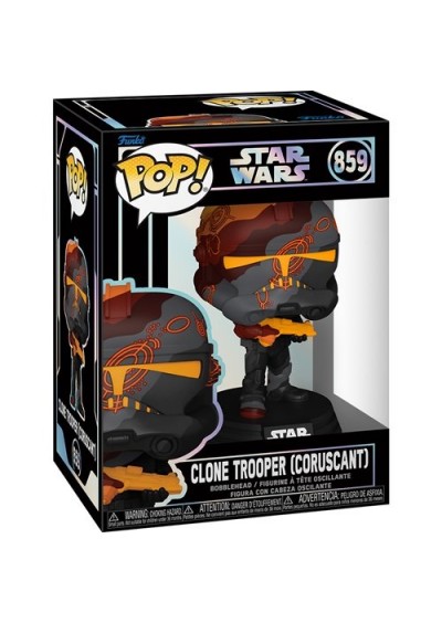 FIGURINE FUNKO POP! STAR WARS #859 CLONE TROOPER CORUSCANT (NEUF) FIGURINE FUNKO POP! STAR WARS #859 CLONE TROOPER CORUSCANT (NEUF)
