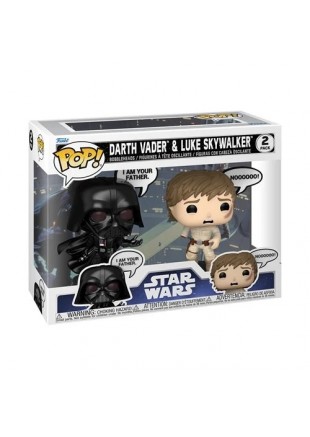 FIGURINE POP! STAR WARS 2 PACK DARTH VADER & LUKE SKYWALKER  (NEUF)