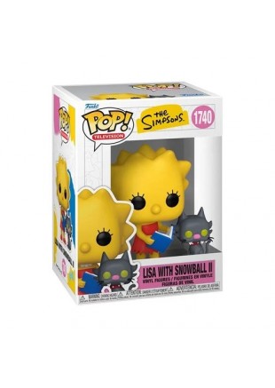 FIGURINE FUNKO POP! TELEVISION THE SIMPSONS #1740 LISA WITH SNOWBALL II  (NEUF)