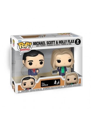 FIGURINE FUNKO POP! TELEVISION THE OFFICE MICHAEL SCOTT & HOLLY FLAX PAQUET DE DEUX  (NEUF)