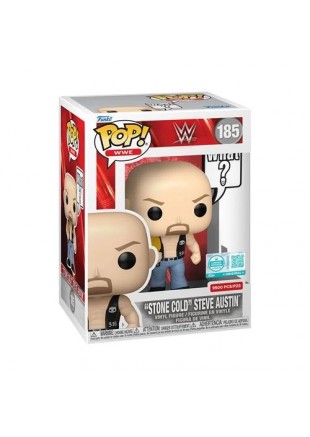 FIGURINE FUNKO POP! WWE #185 ''STONE COLD'' STEVE AUSTIN (WHAT?)  (NEUF)