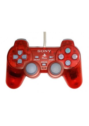 CONTROLLER PSONE ROUGE CLAIR  (USAGÉ)