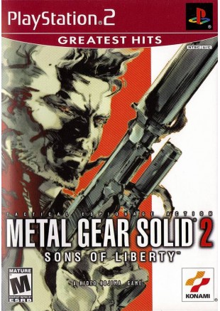 METAL GEAR SOLID 2 SONS OF LIBERTY GREATEST HITS (USAGÉ) METAL GEAR SOLID 2 SONS OF LIBERTY GREATEST HITS (USAGÉ)