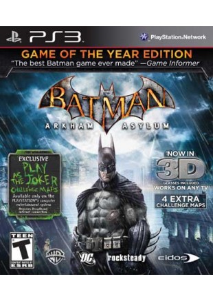 BATMAN ARKHAM ASYLUM GOTY  (USAGÉ)