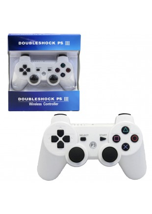 MANETTE DOUBLESHOCK BLANCHE  (NEUF)