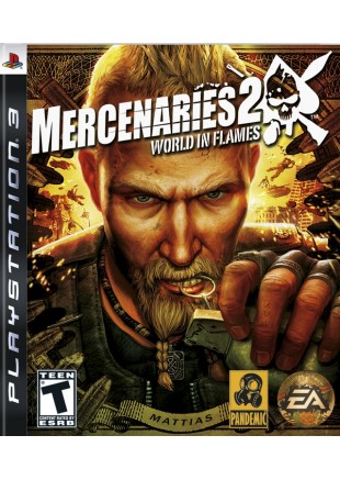 MERCENARIES 2 WORLD IN FLAMES  (USAGÉ)