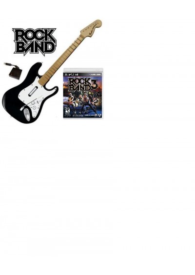 ROCK BAND 3 + GUITARE SANS FIL DE ROCK BAND 3 STRATOCASTER (USAGÉ) ROCK BAND 3 + GUITARE SANS FIL DE ROCK BAND 3 STRATOCASTER (USAGÉ)