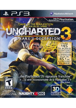 UNCHARTED 3 GAME OF THE YEAR EDITION  (USAGÉ)