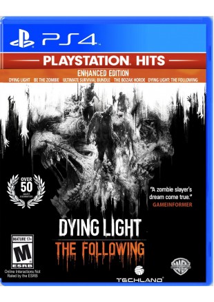 DYING LIGHT THE FOLLOWING ENHANCED EDITION PLAYSTATION HITS  (USAGÉ)