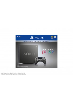 PLAYSTATION 4 SLIM 1 TO EDITION SPECIALE "DAYS OF PLAY" GRIS ACIER  (USAGÉ)
