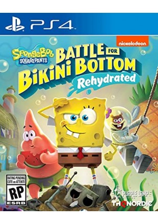 SPONGEBOB SQUAREPANTS BATTLE FOR BIKINI BOTTOM REHYDRATED  (NEUF)