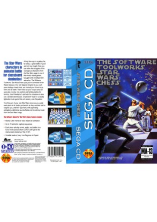 THE SOFTWARE TOOLWORKS STAR WARS CHESS  (USAGÉ)