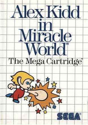 ALEX KIDD IN MIRACLE WORLD  (USAGÉ)