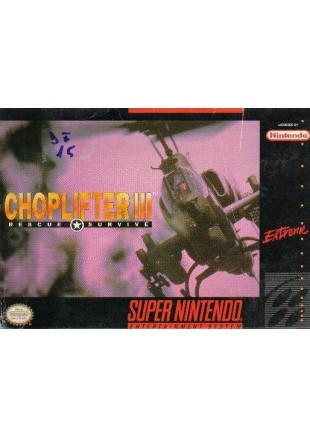 CHOPLIFTER 3 RESCUE SURVIVE  (USAGÉ)