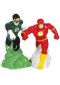 DC COMICS GREEN LANTERN &FLASH SALIERE POIVRIERE  (NEUF)