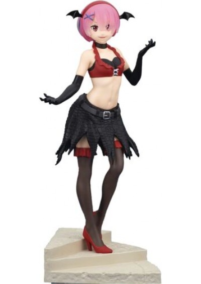 FIGURINE RE:ZERO STARTING LIFE IN ANOTHER WORLD RAM MONSTER MOTIONS 9 POUCE PAR BANPRESTO  (NEUF)