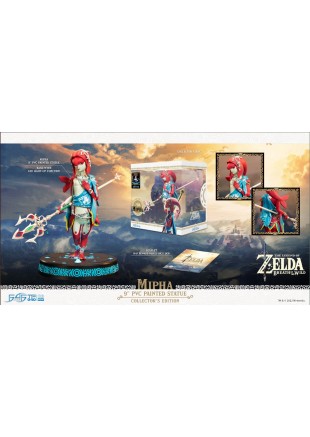 STATUETTE DE MIPHA DE BREATH OF THE WILD AVEC BASE ECLAIRE FIRST 4 FIGURES  (NEUF)